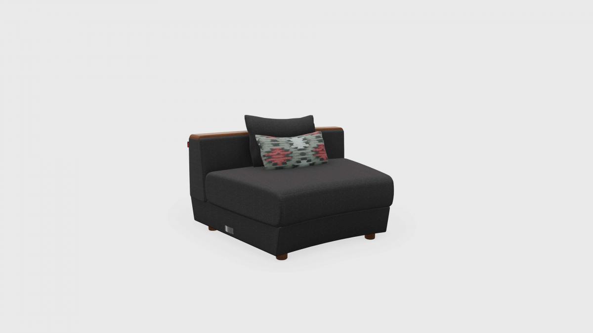 Single Seater Sofa Grape-259