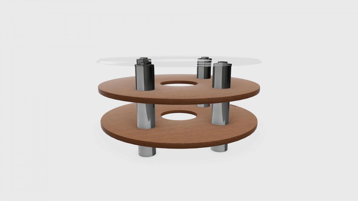 Center Table With Glass Top Volga-110