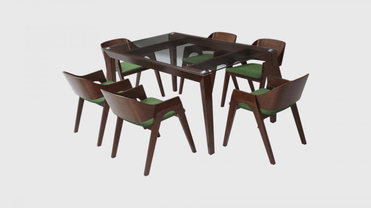 Dining Table Set Eaton-196 and Marshmallow-192